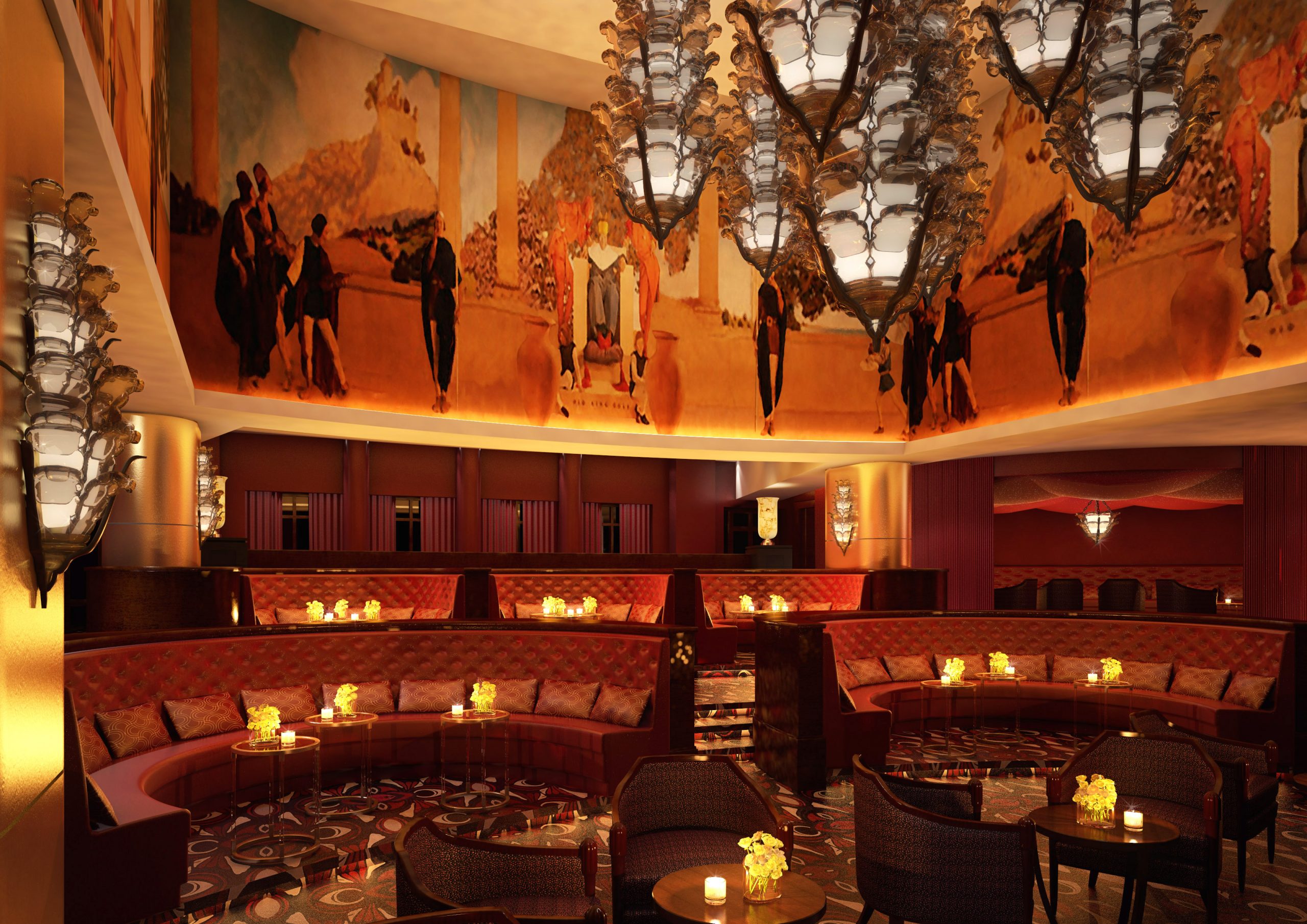 beautiful tableware Jazz at Lincoln Center Doha St. Regis Doha
