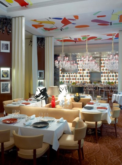 brunch buffet set up La Cuisine Le Royal Monceau Paris MyGlassStudio