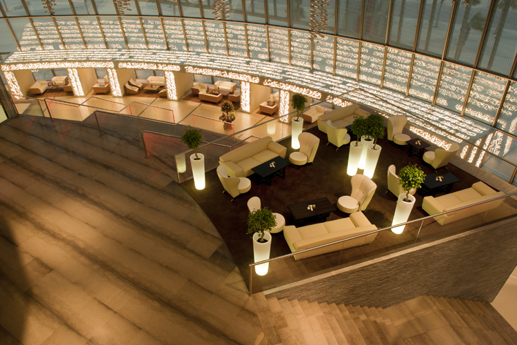 The Torch Doha hotel interior MyGlassStudio amenity design