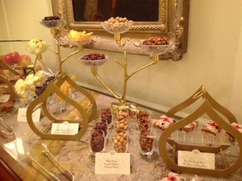 elegant tableware high tea stand room amenities New York Palace Hotel MyGlassStudio