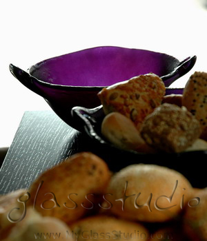 bread tableware bread baskets handles serving bread MyGlassStudio