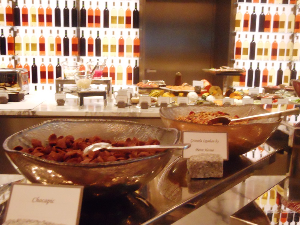 brunch buffet set up display La Cuisine Le Royal Monceau Paris MyGlassStudio