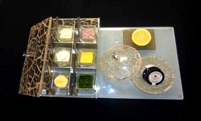 caviar service Westin Abu Dhabi MyGlassStudio
