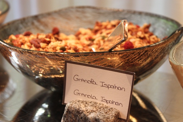 brunch catering equipment cereal bowl La Cuisine Le Royal Monceau Paris MyGlassStudio