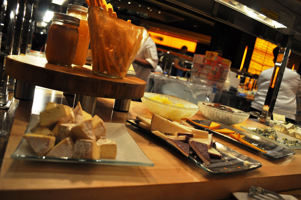 cheese platters Wicked Spoon Cosmopolitan Las Vegas MyGlassStudio
