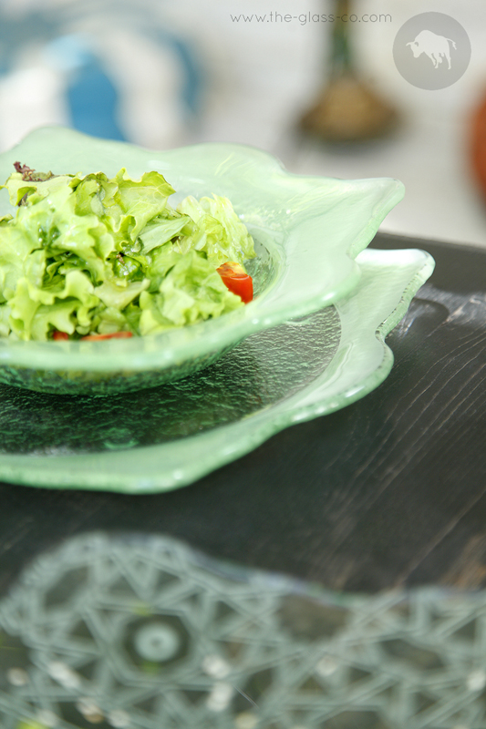 mezze sharing platter dinnerware MyGlassStudio