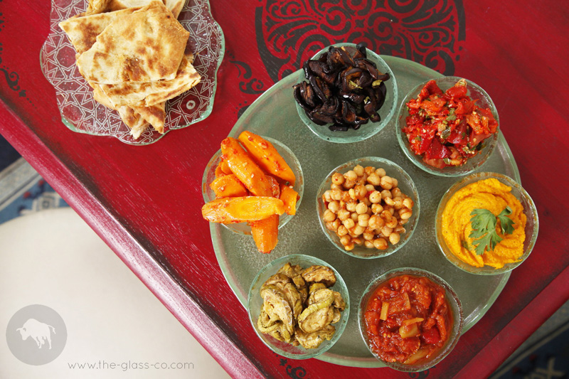 mezze sharing platter food styling MyGlassStudio