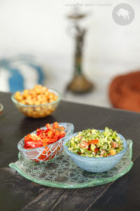 mezze appetizer platter plating MyGlassStudio