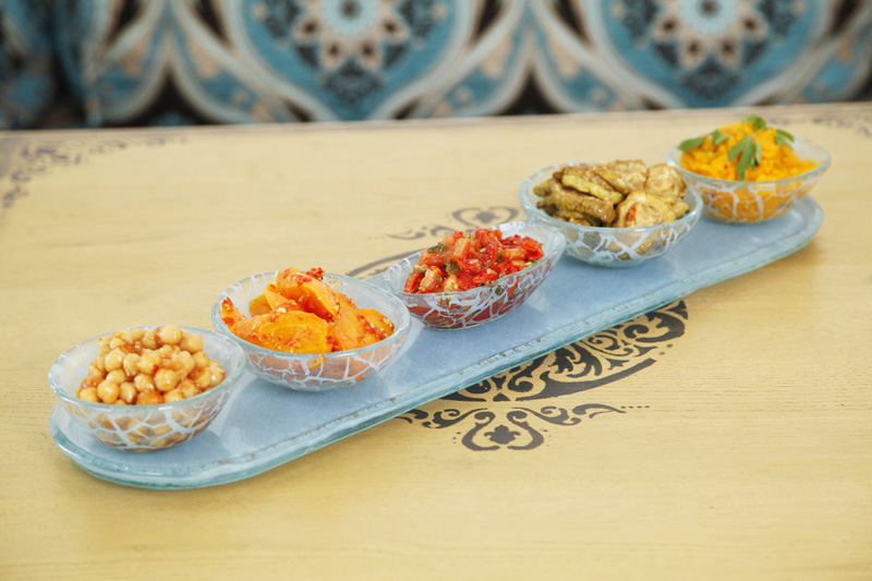 mezze tableware sharing platter MyGlassStudio