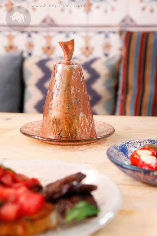 modern Moroccan style tableware food presentation plate MyGlassStudio