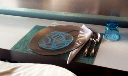 blue plate design Starfish Bloo W Retreat Bali MyGlassStudio