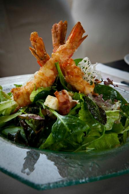 contemporary tableware glass salad plate Da Vinci Hotel Nikopolis MyGlassStudio