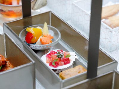 Bento basket-afternoon tea stand