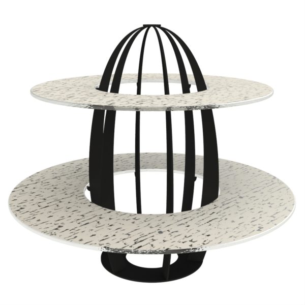 2 Tier Cake Stand - Image 3