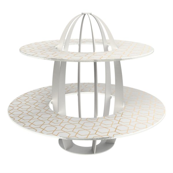 2 Tier Cake Stand - Image 3